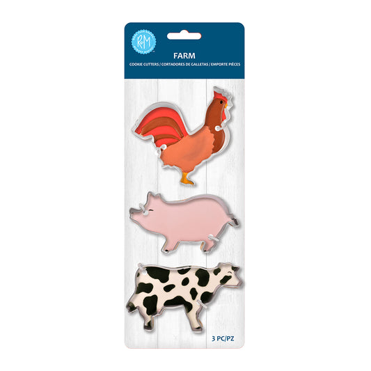 Farm 3pc Cookie Cutter Set