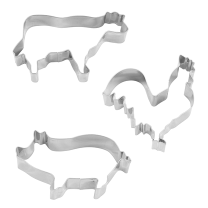 Farm 3pc Cookie Cutter Set