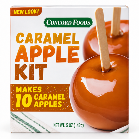 Caramel Apple Kit with Sticks – Makes 10 Caramel Apples, 5 oz