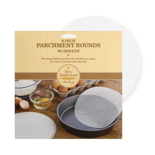 Mrs. Andersons Bleached Round Parchment Paper 8in