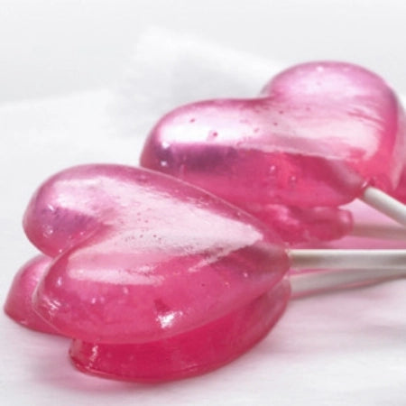 Lorann Hard Candy Heart Lollipop Mold 4 Cavity