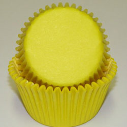 Yellow Cupcake Liners 100-count