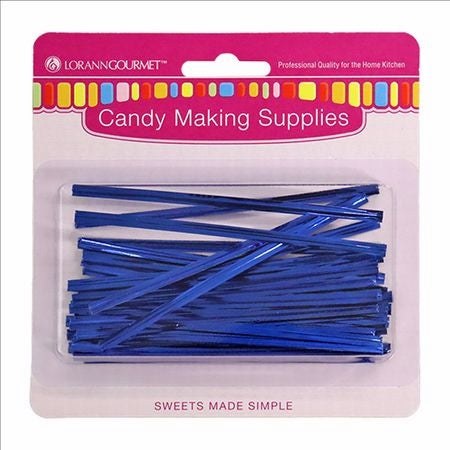 Lorann Blue Twist Ties 50pk