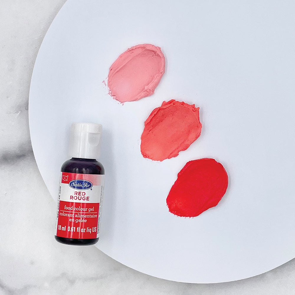 Satin Ice Food Color Gel 0.61 fl oz Red