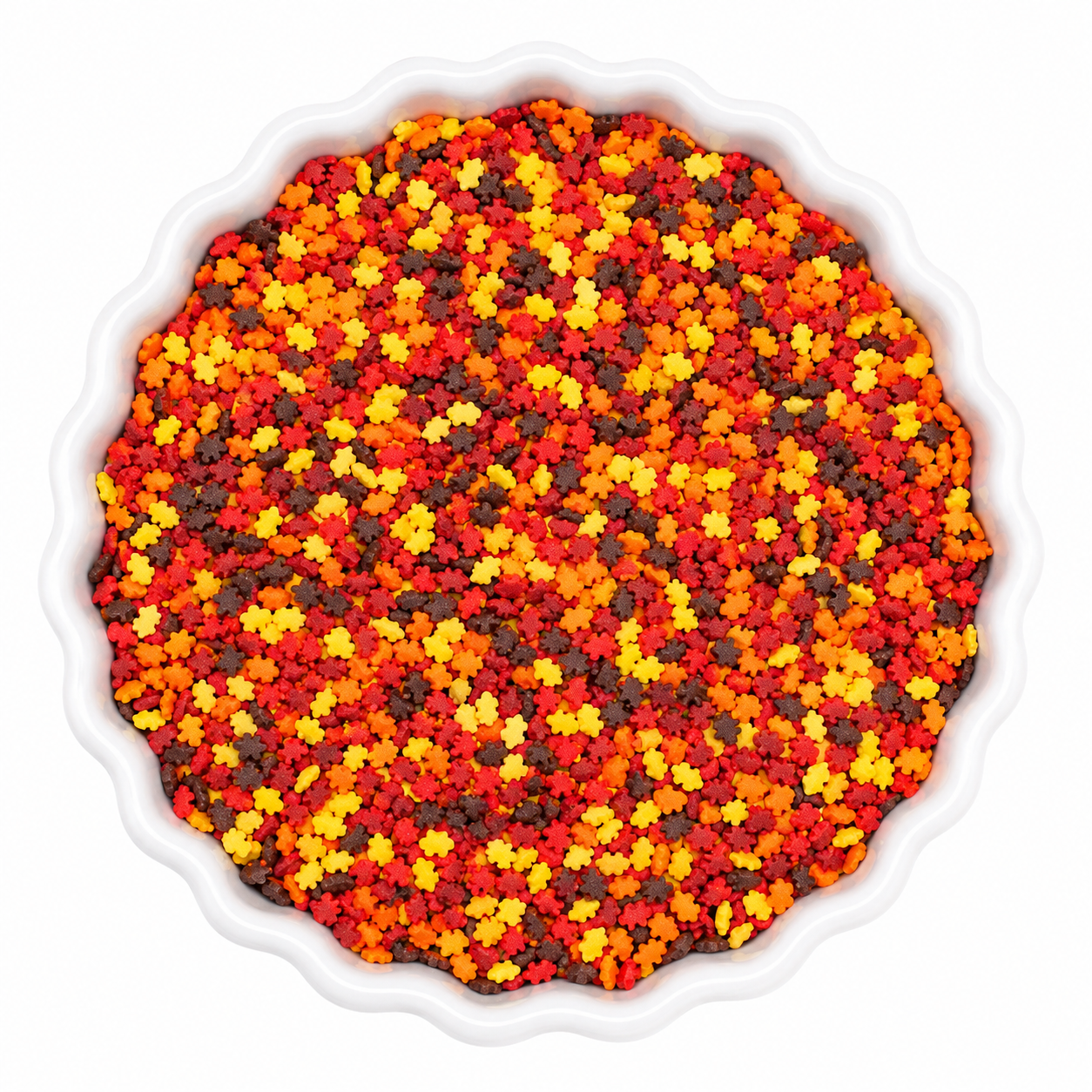 Mini Autumn Leaves Confetti Sprinkles 6 oz