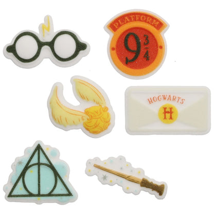 HARRY POTTER™ Edible Decorations – Wizarding World™ Cupcake Toppers, 6 Count