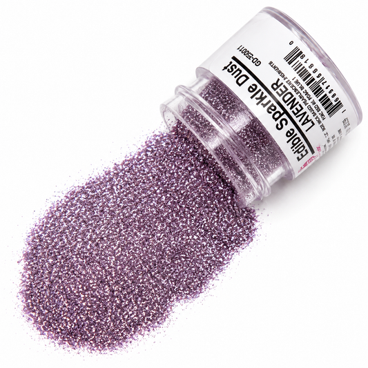 Edible Sparkle Dust  Lavender .25 Oz