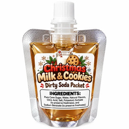 Christmas Milk & Cookies Dirty Soda Starter Packet 2oz