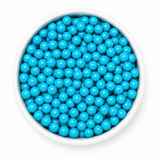 Baby Blue Crispy Chocolate Candy Pearls – Cake & Cupcake Topping