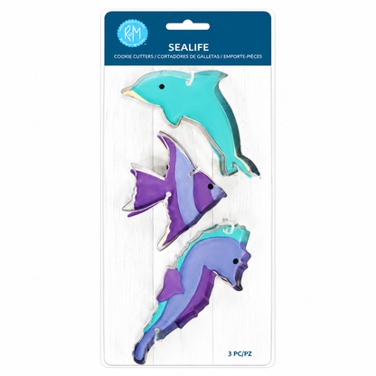Sea Life 3pc Cookie Cutter Set