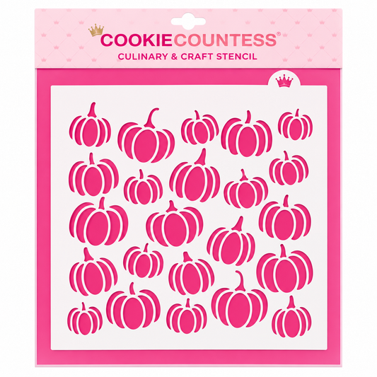 Pumpkin Cookie Stencil – Reusable Fall & Thanksgiving Stencil