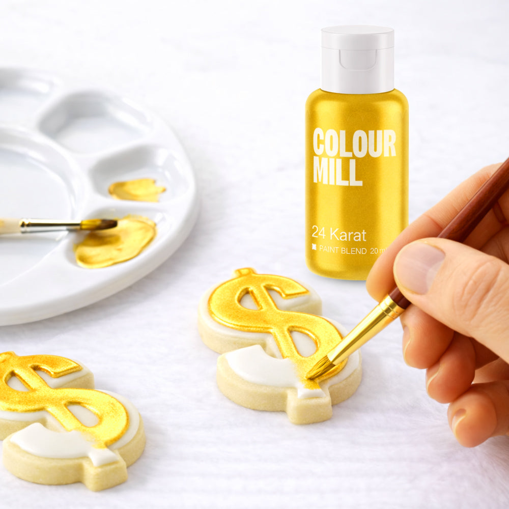 Colour Mill Edible Food Paint – Metallic 24 Karat (20mL)