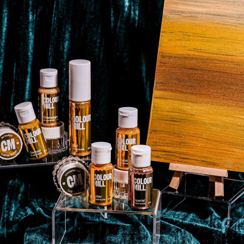 Colour Mill Edible Food Paint – Metallic 24 Karat (20mL)