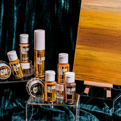 Colour Mill Edible Food Paint – Metallic 24 Karat (20mL)
