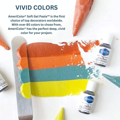 Americolor Soft Gel Paste Food Coloring .75 Maroon