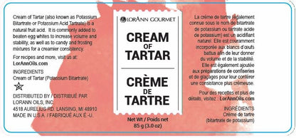 Cream Of Tartar Shaker 3 oz