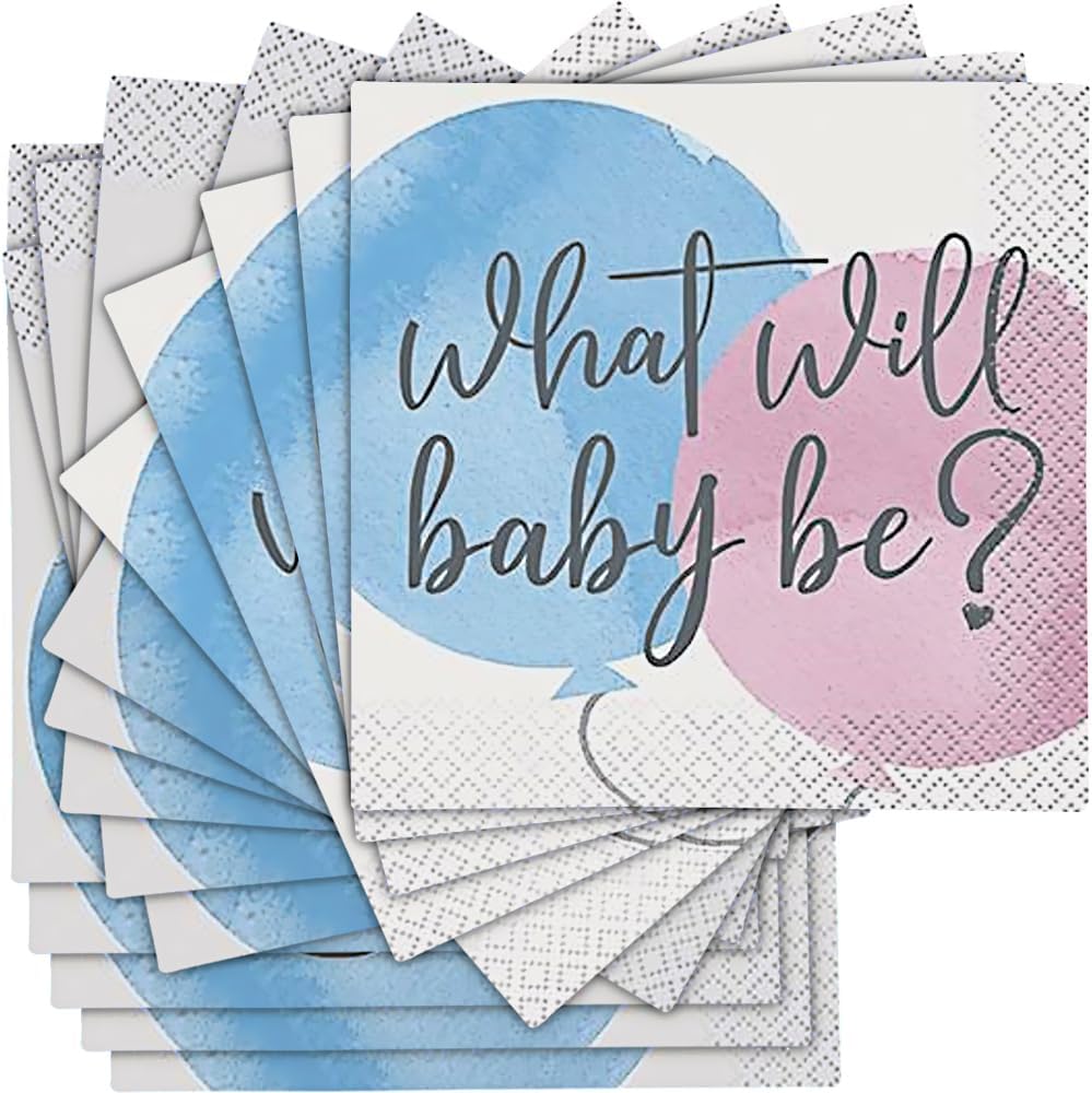 Gender Reveal Napkin