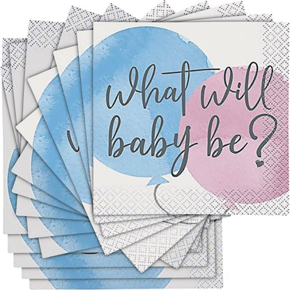 Gender Reveal Napkin