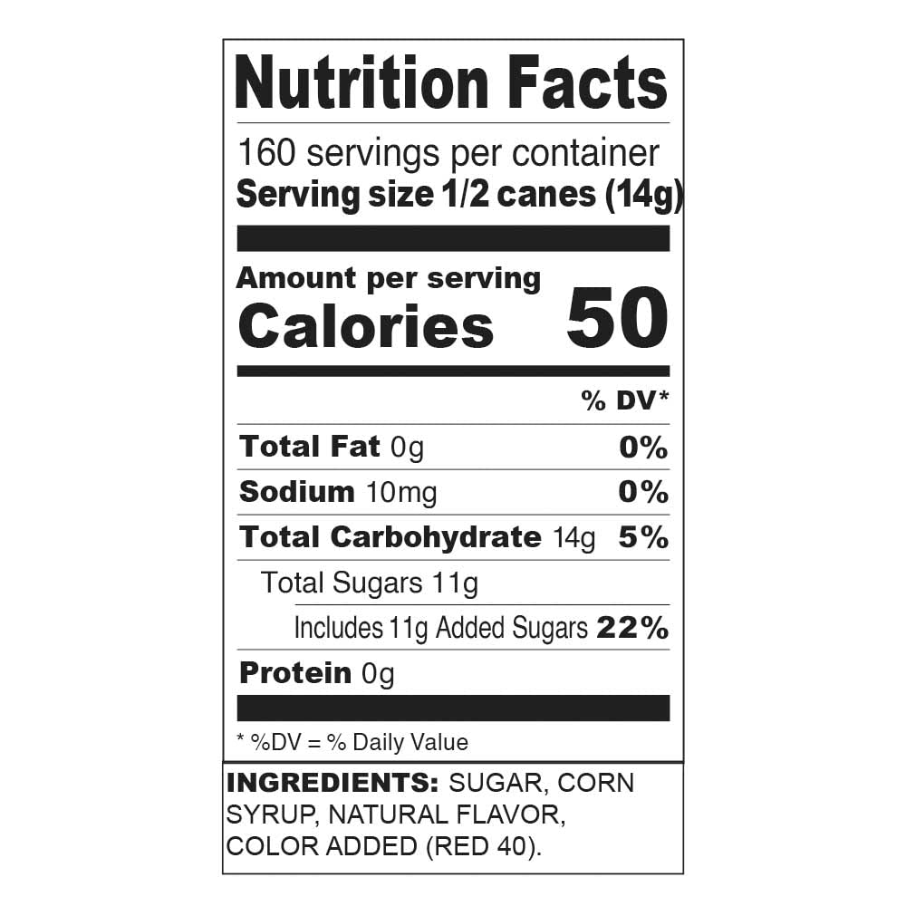 Peppermint Candy Canes 1oz