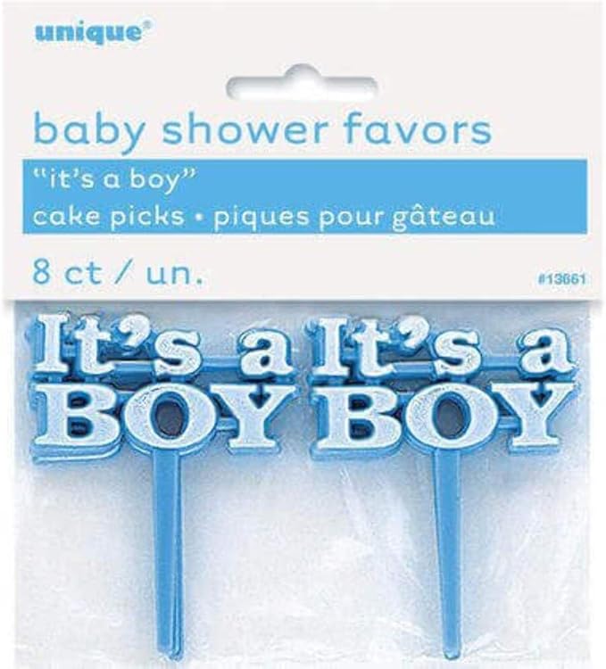 Its a Boy Cupcake Toppers 8ct