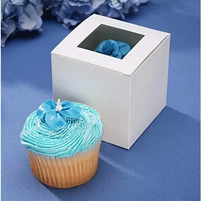 Cupcake Box Single White 5 Count
