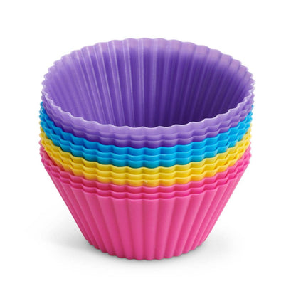 Mrs. Anderson’s Silicone Cupcake Liners – Reusable Nonstick Muffin Cups (Set of 12)