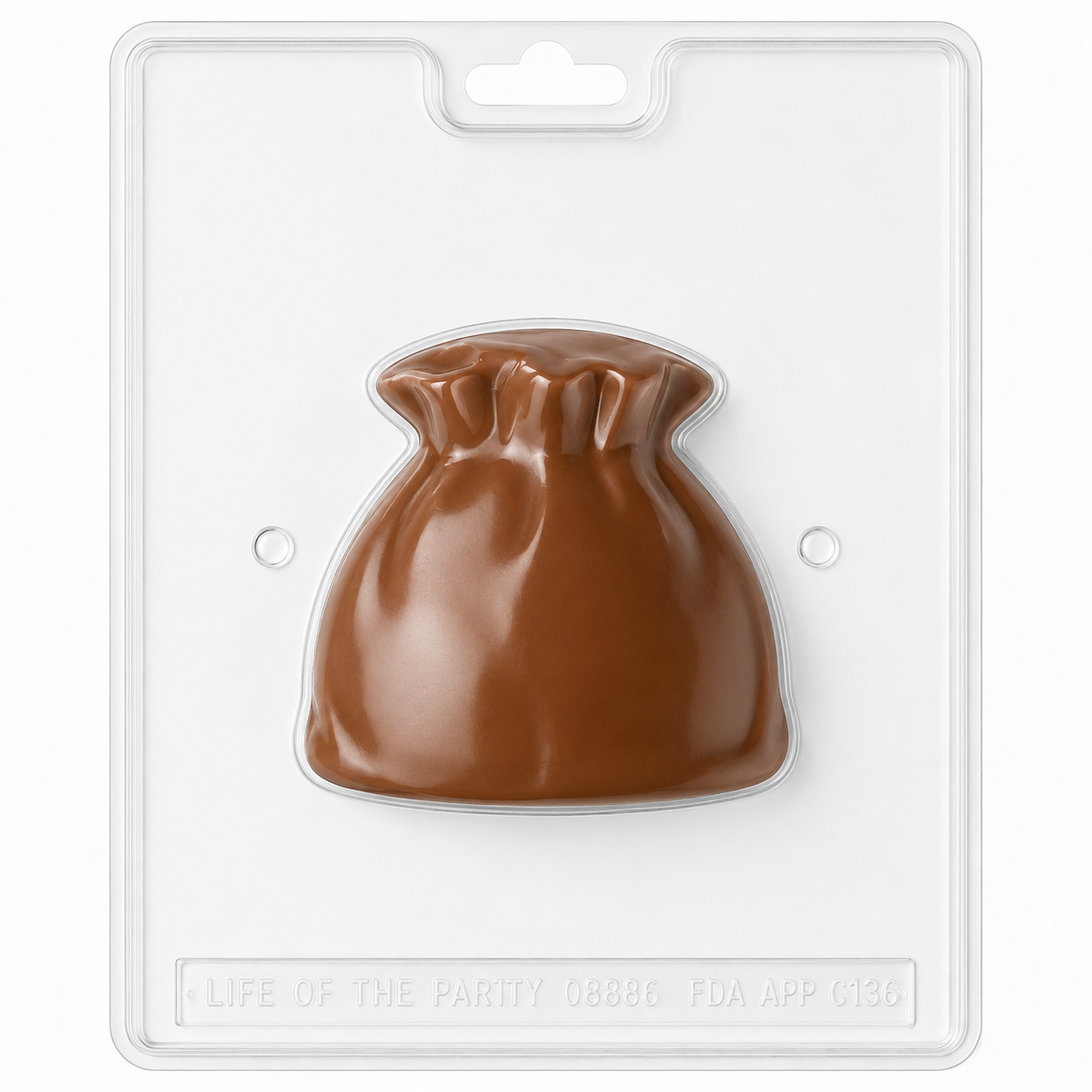 Santa's Sack Chocolate Mold (piece 1)