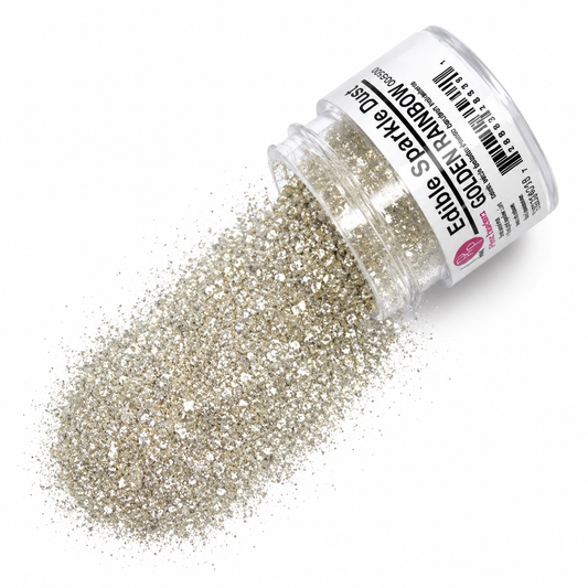 Edible Sparkle Dust Golden Rainbow .25 Oz