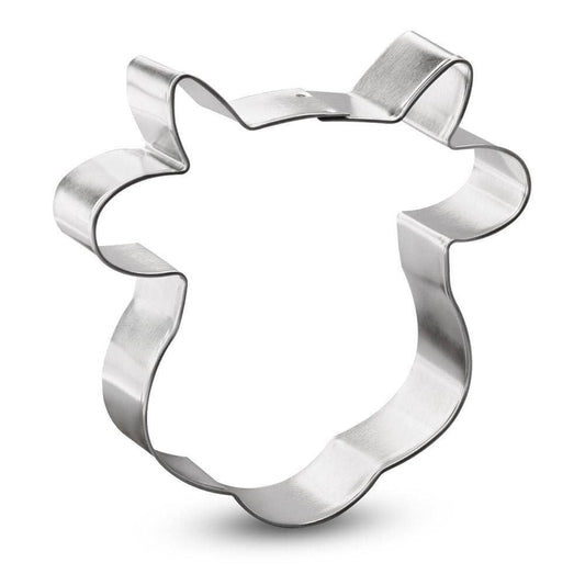 Cow Face Cookie Cutter 4.25 in