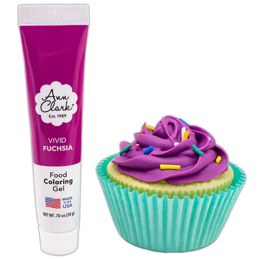 Ann Clark Food Coloring Gel Vivid Fuchsia .70oz