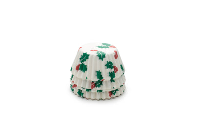 Fox Run Christmas Cupcake Liners, Mini, Set of 75, 1.75"