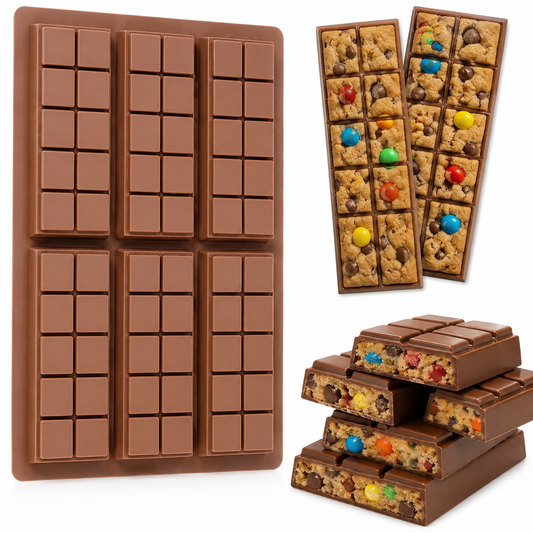 Silicone Chocolate Bar Mold   Break-Apart Candy Bar Mold