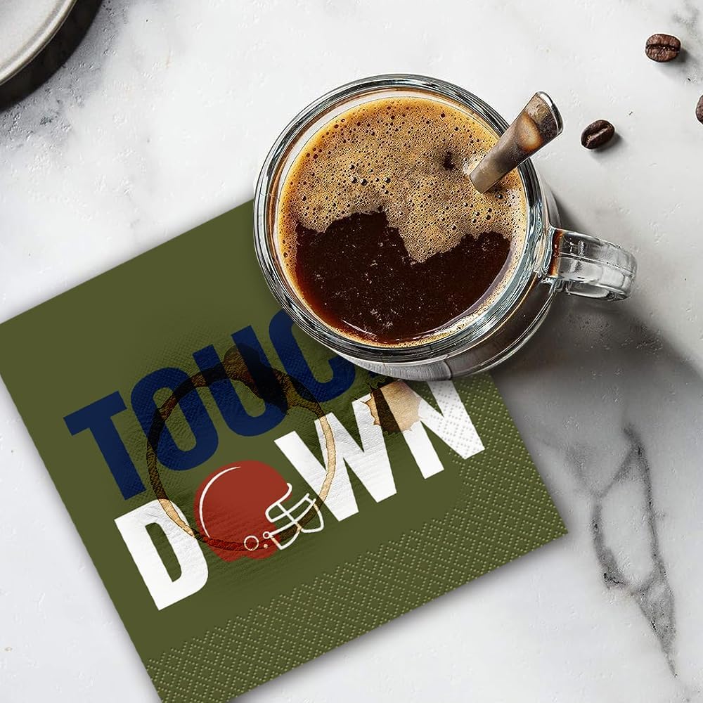 Football Touchdown Napkins
