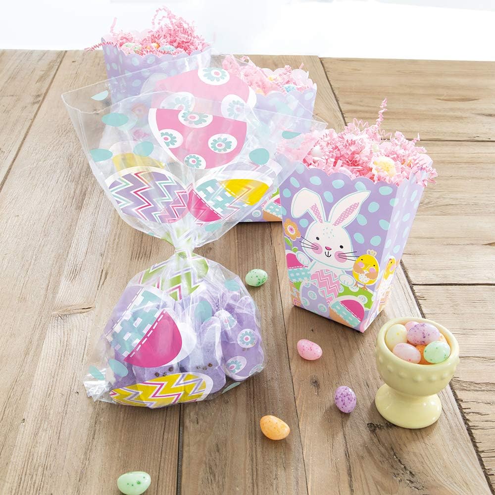 Lilac Easter Cellophane Bags  20ct