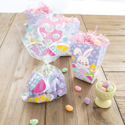Lilac Easter Cellophane Bags  20ct