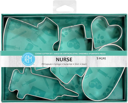 Nurse 5pc Cookie Cutter Set
