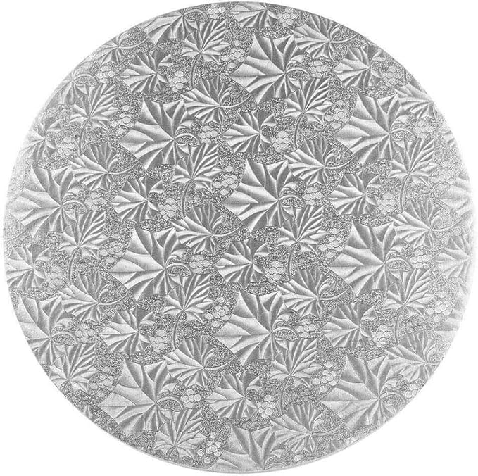 Enjay Silver Round Cake Drum 1/4 Inch Thick 16"
