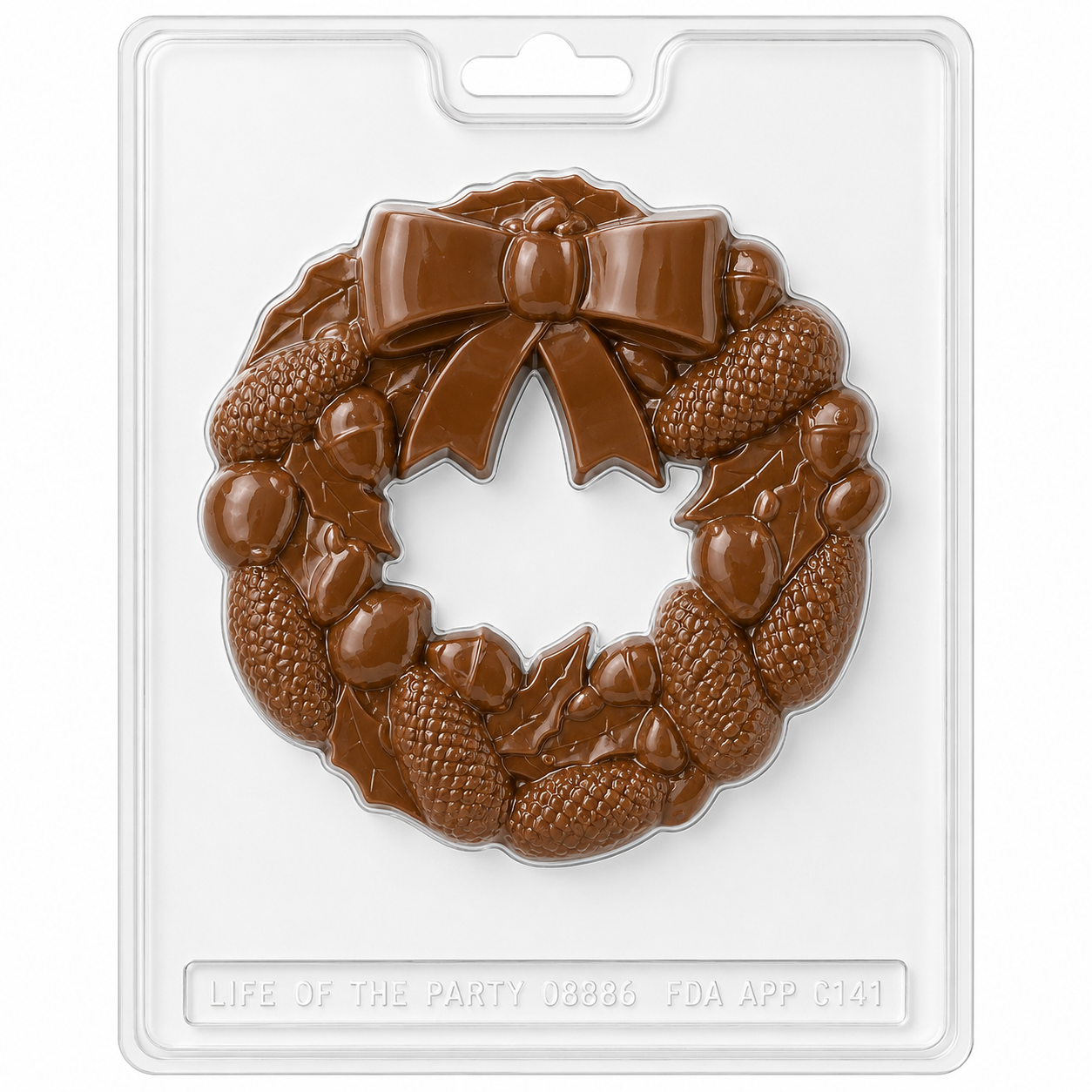 Large Wreath Chocolate Mold