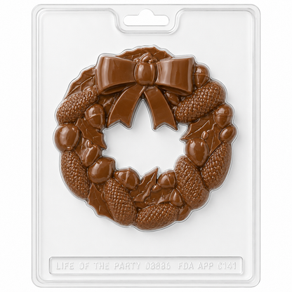Large Wreath Chocolate Mold