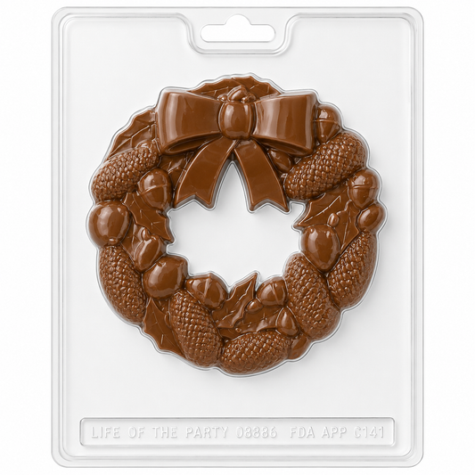 Large Wreath Chocolate Mold