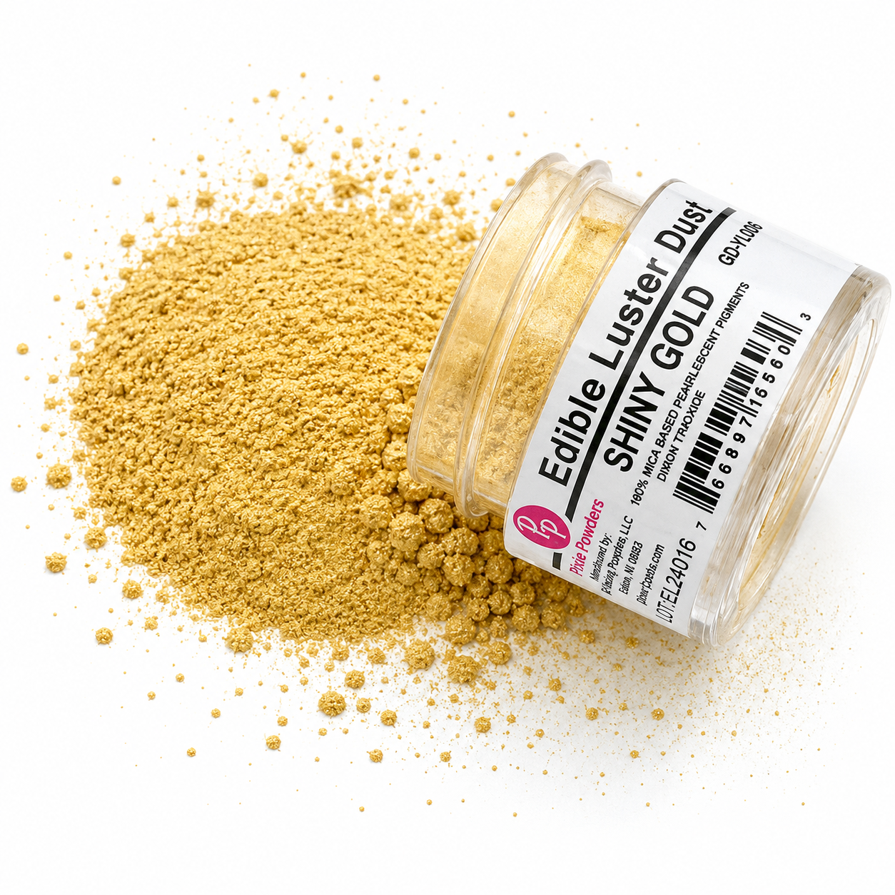 Edible Luster Dust Shiny Gold .25 Oz