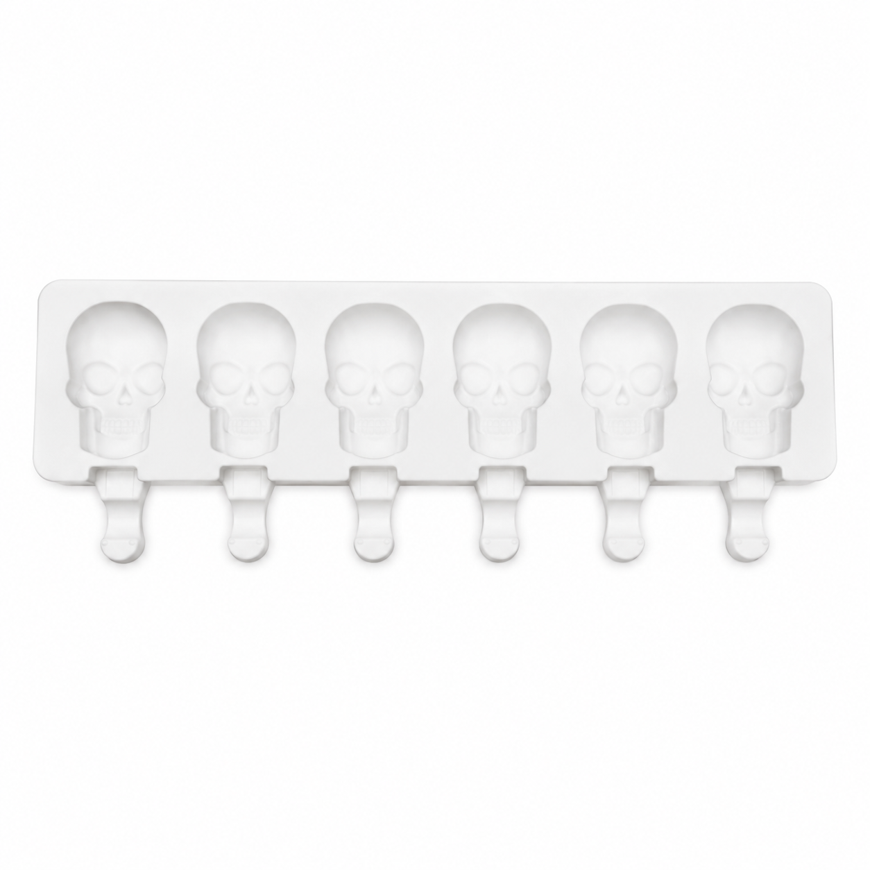 Skull Cakesicle Mold – Halloween Silicone Popsicle & Chocolate Mold