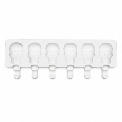 Skull Cakesicle Mold – Halloween Silicone Popsicle & Chocolate Mold