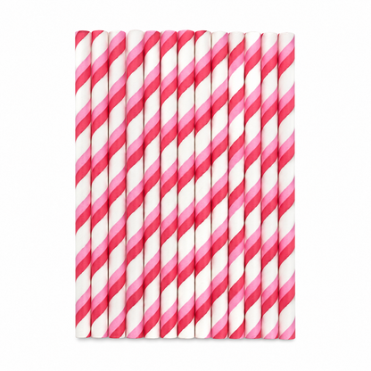 CK Product Pop Sticks straws: Red & Pink