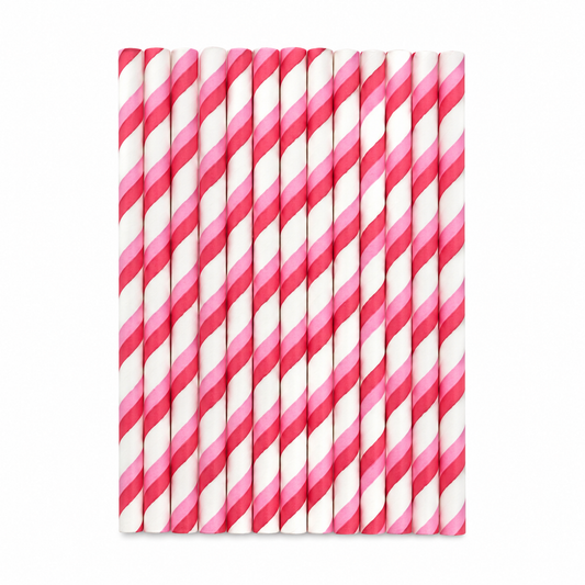 CK Product Pop Sticks straws: Red & Pink