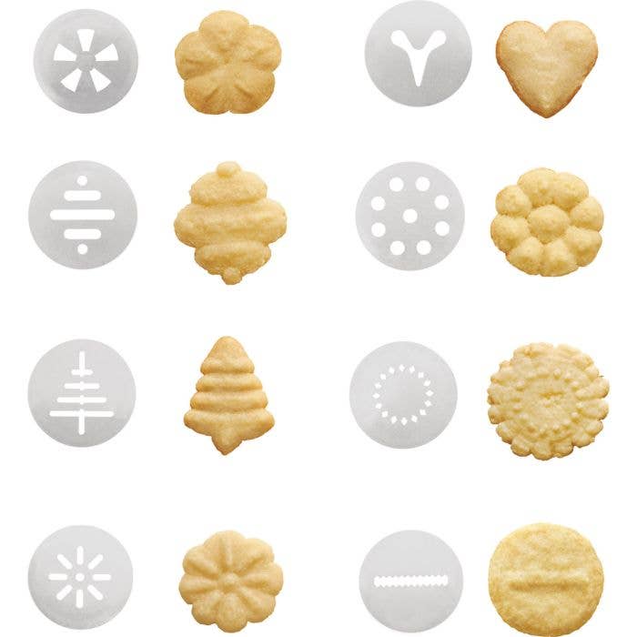 Mrs. Anderson’s Cookie Press & Icing Gun – 18-Piece Cookie Press Set