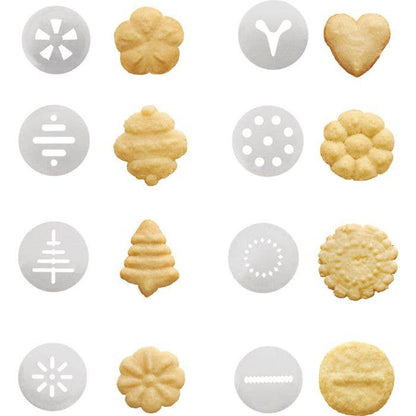 Mrs. Anderson’s Cookie Press & Icing Gun – 18-Piece Cookie Press Set