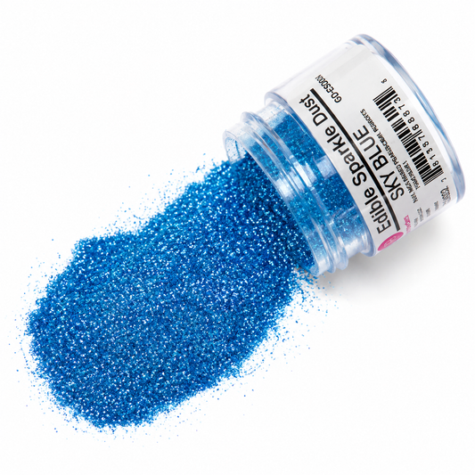 Edible Sparkle Dust Sky Blue .25 Oz