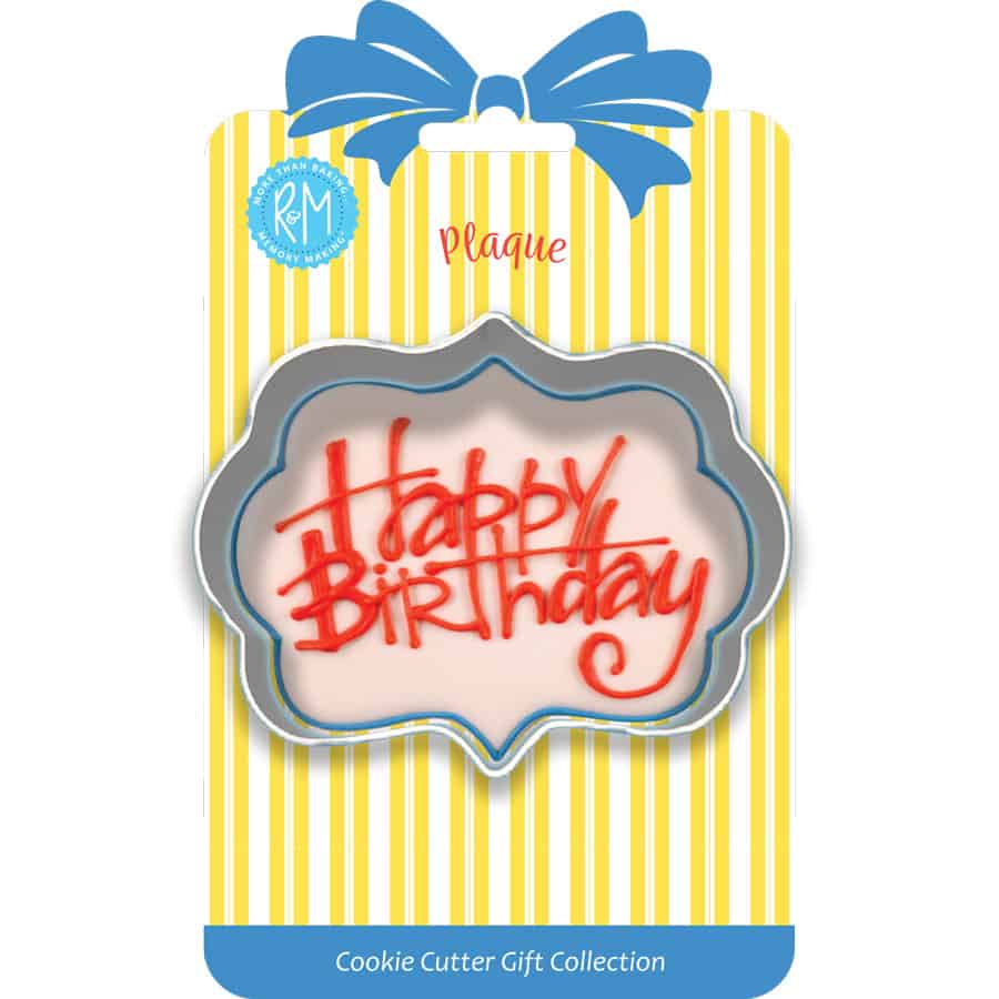 Plaque Cookie Cutter 3.5 Inch