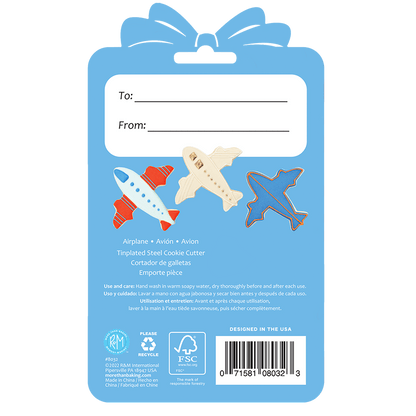 Airplane Cookie Cutter 4 Inch